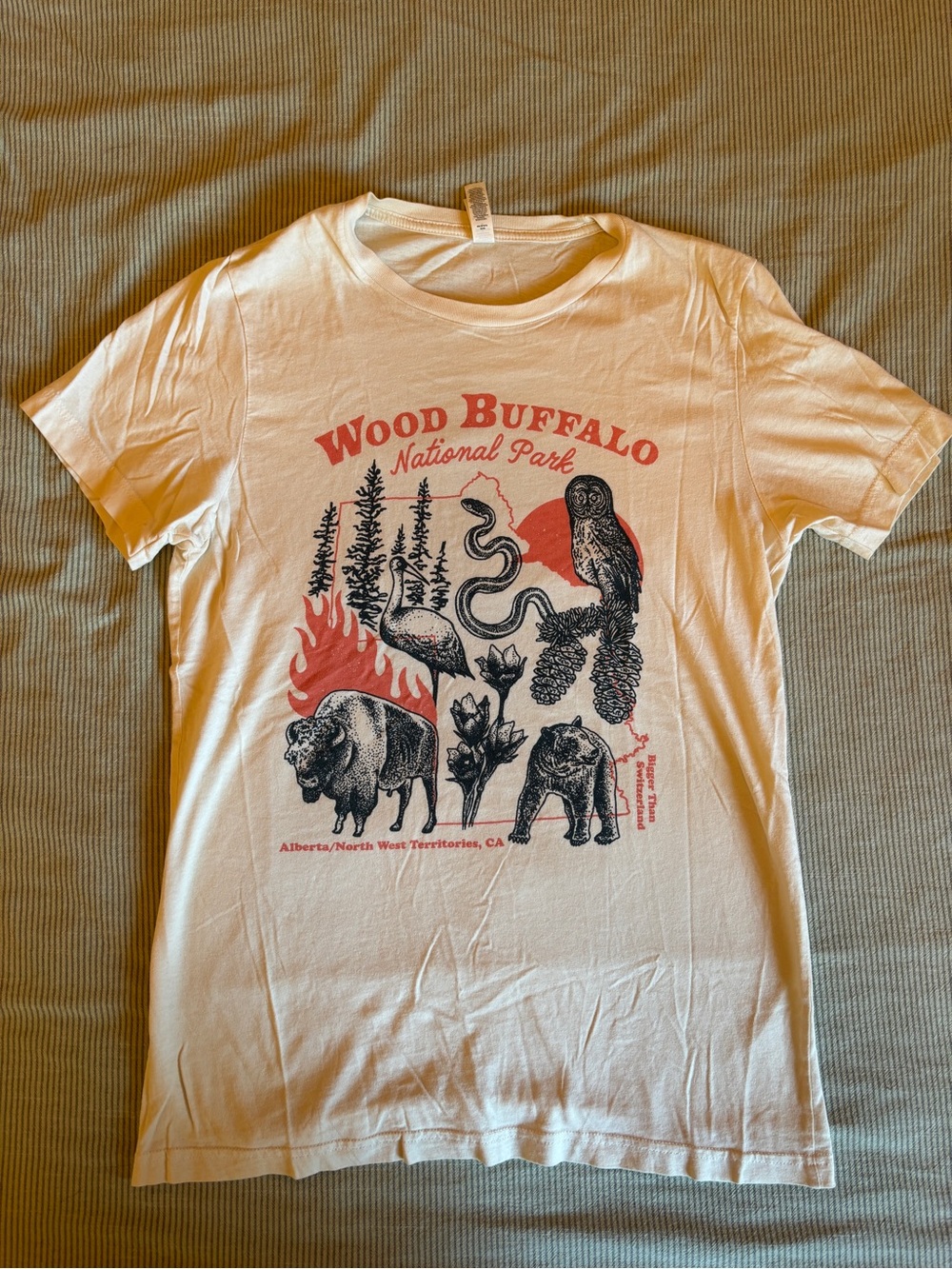 Wood Buffalo National Park Graphic Tee - Cream
